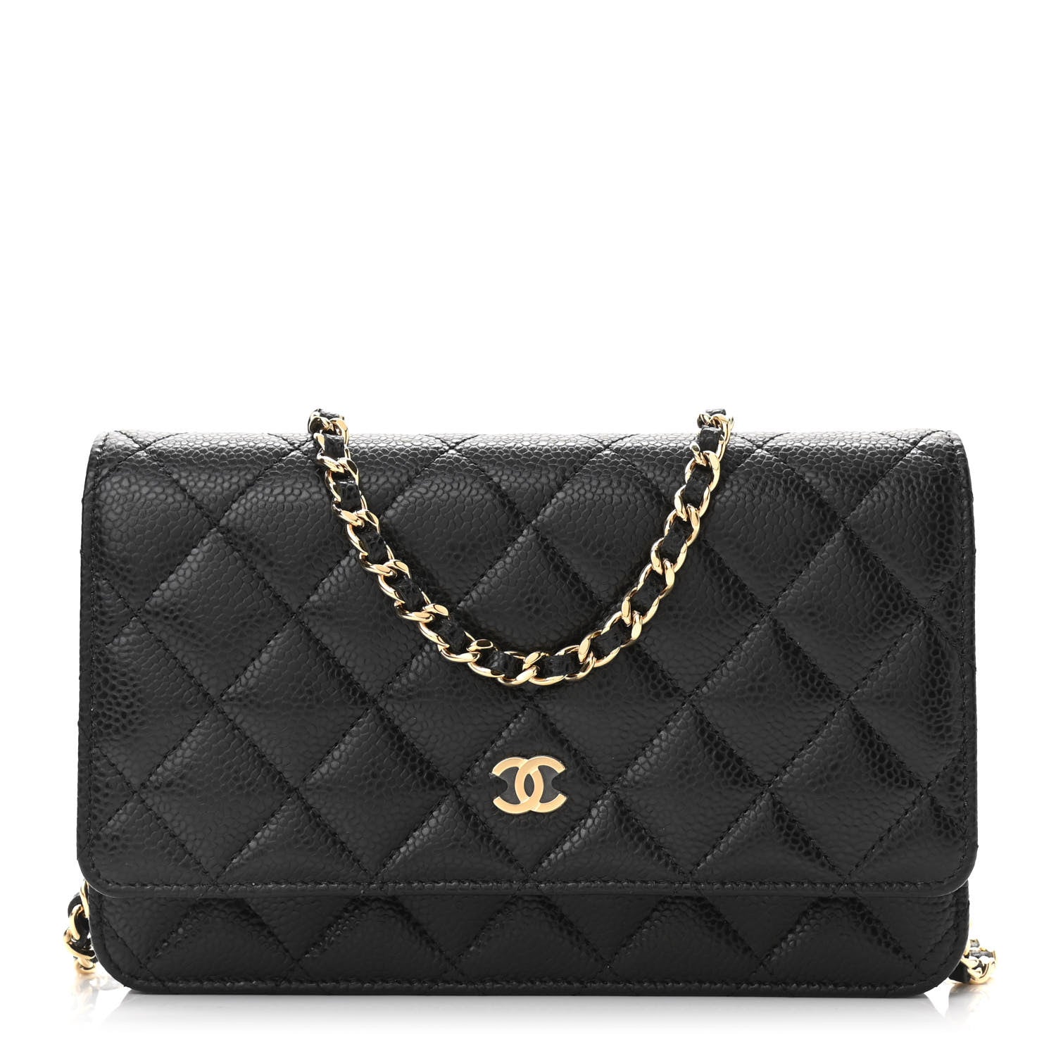 Chanel Caviar Quilted Wallet On Chain WOC Black 1 of 11
