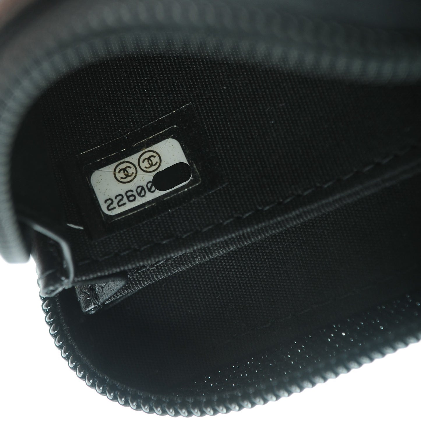 Caviar Timeless CC Zip Around Coin Purse Black