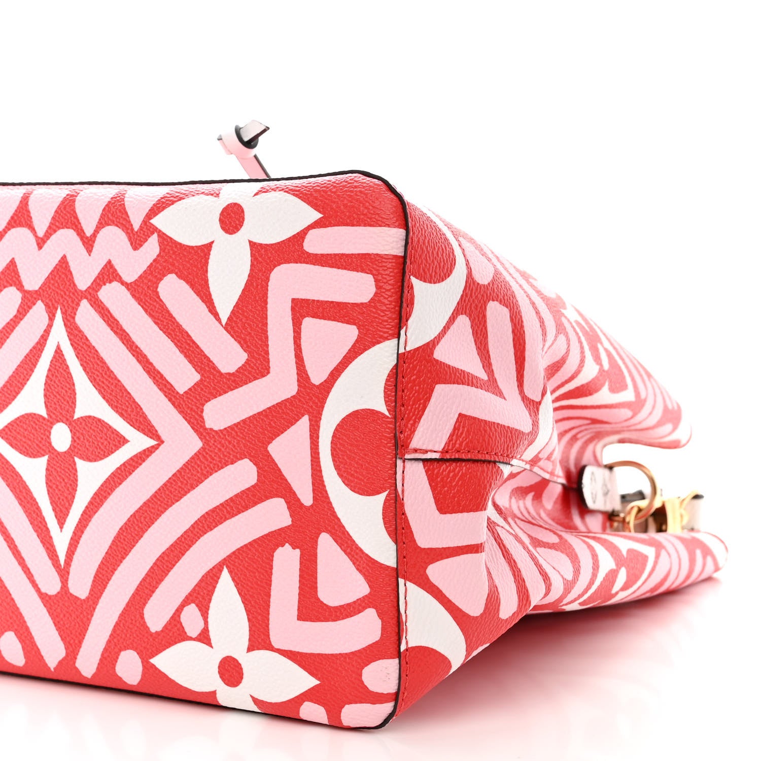 Louis Vuitton Monogram Giant Crafty NeoNoe MM Rouge Rose Creme 9 of 9