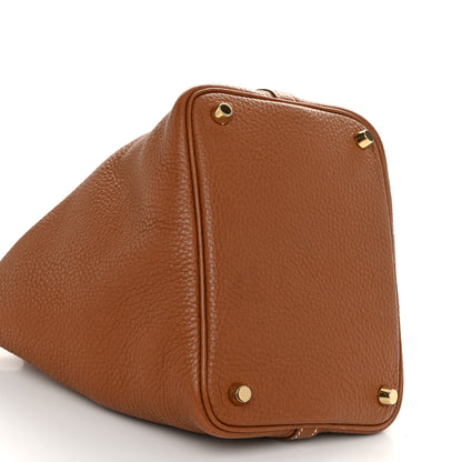 Hermes Taurillon Maurice Picotin Lock 18 PM Gold 9 of 10