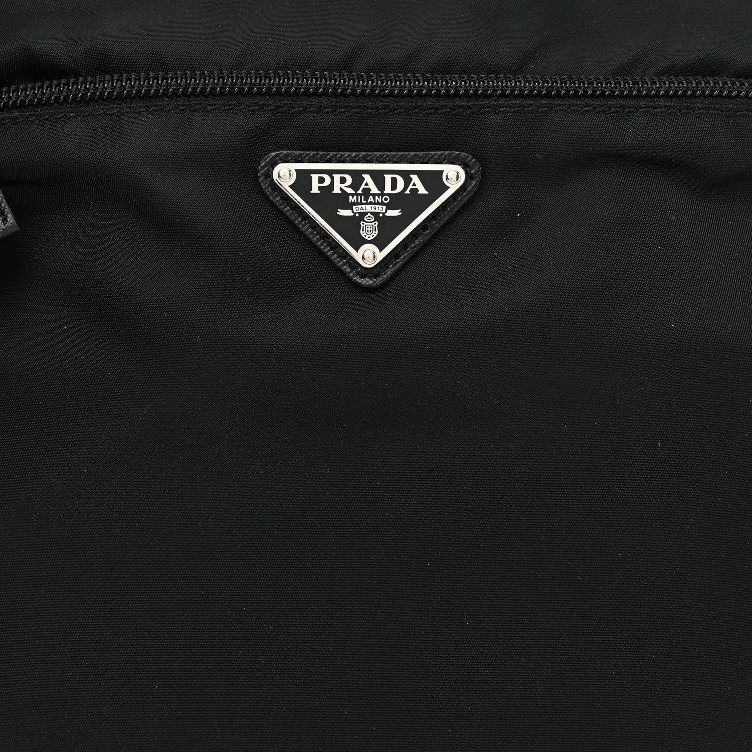 Prada Nylon Vela Flat Messenger Bag Black 8 of 10