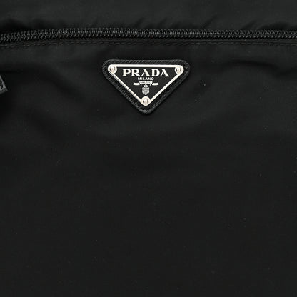 Prada Nylon Vela Flat Messenger Bag Black 8 of 10