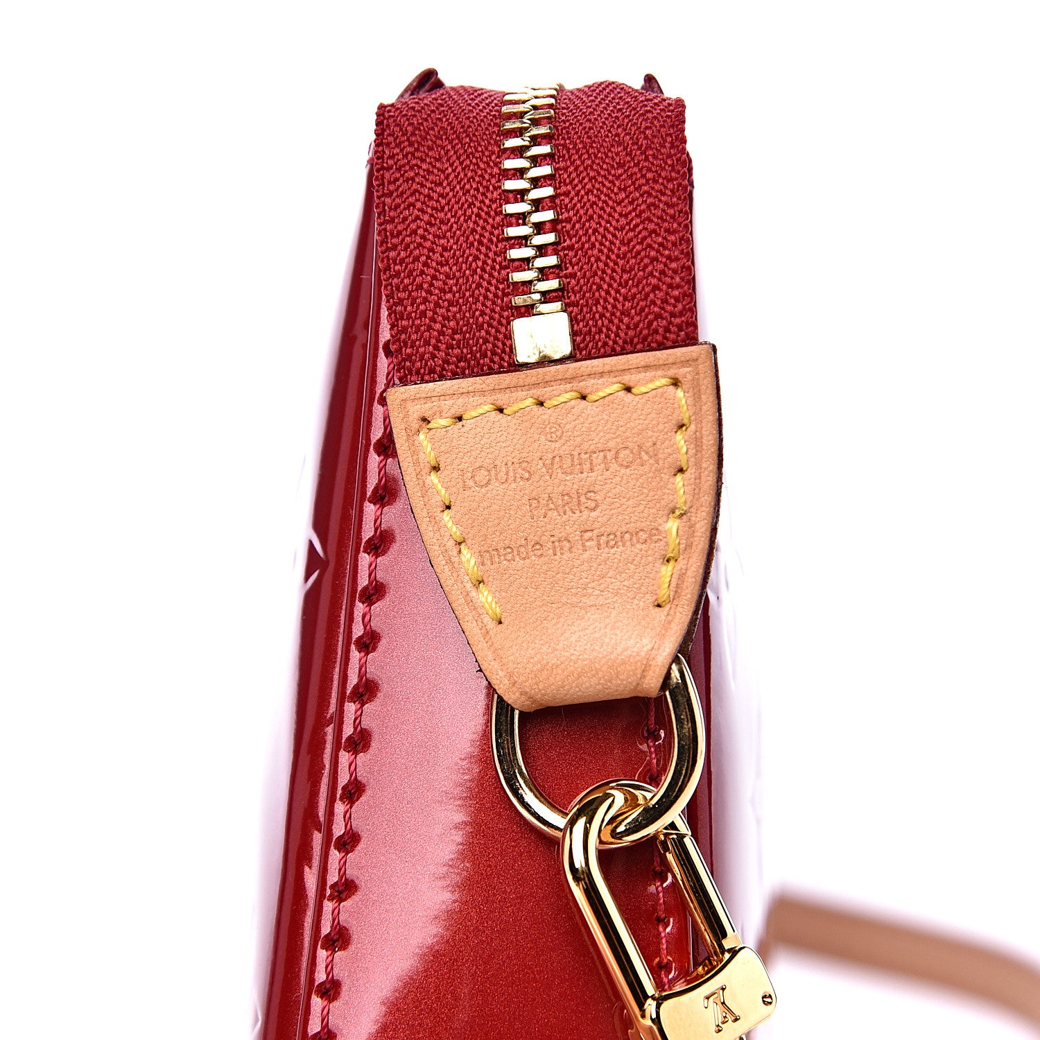 Louis Vuitton Vernis Pochette Accessories NM Pomme D'Amour 6 of 9