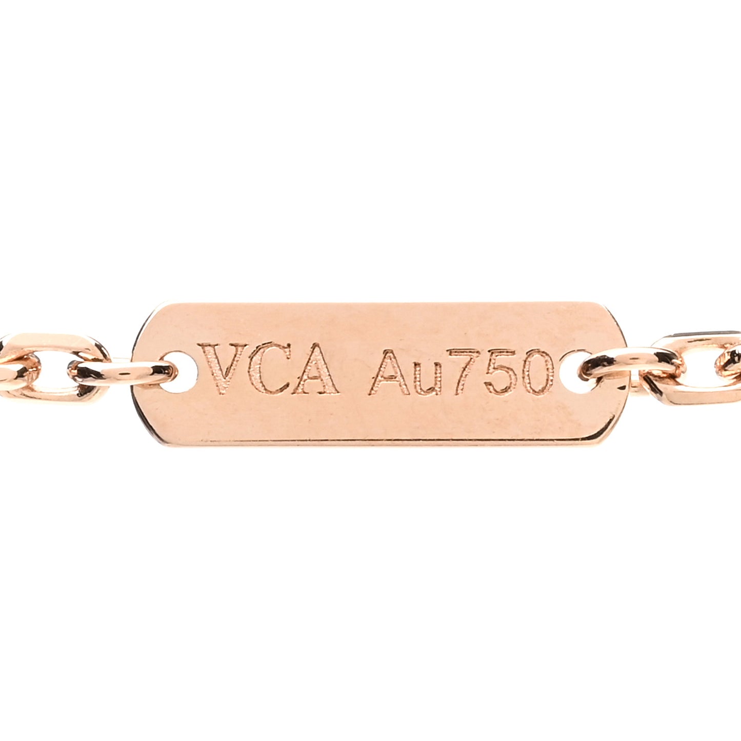 18K Rose Gold Gray Mother of Pearl Magic Alhambra Long Necklace