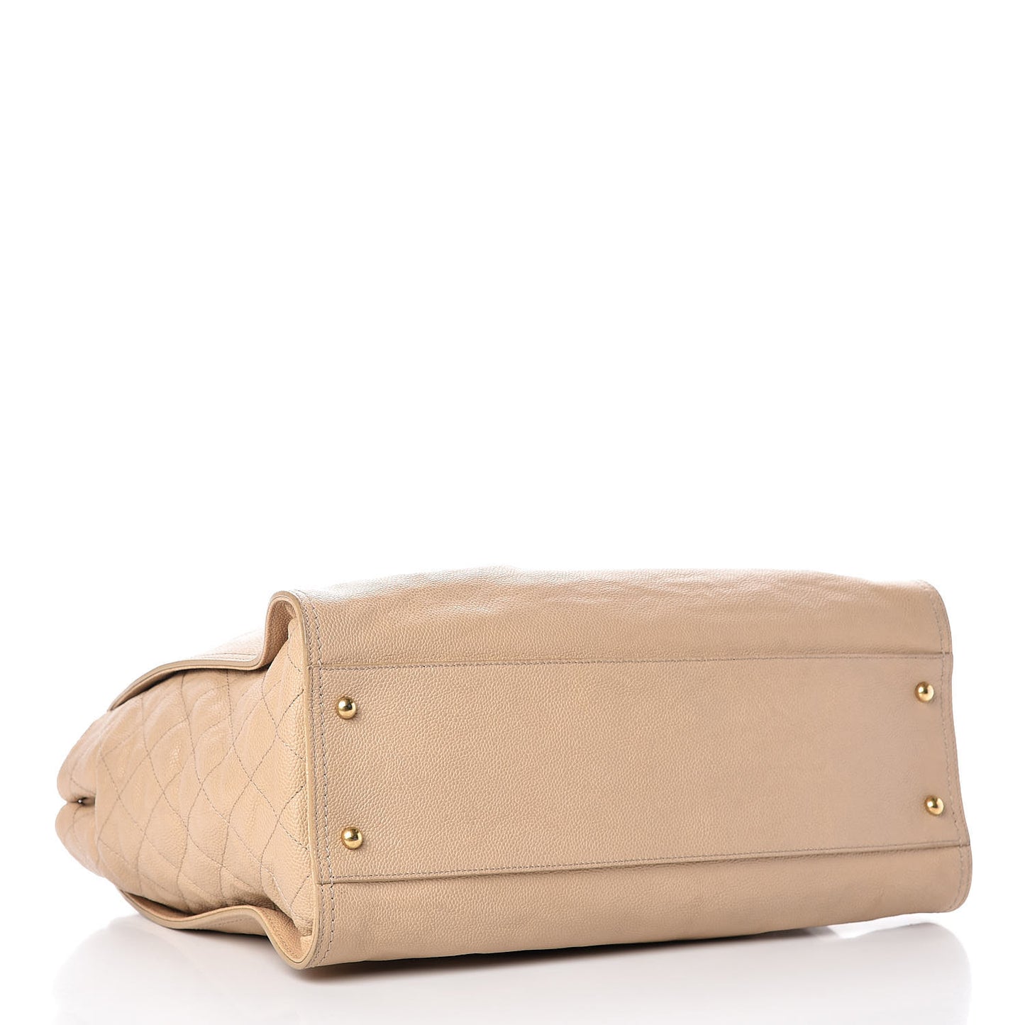 Caviar Large Edy Reissue Tote Beige