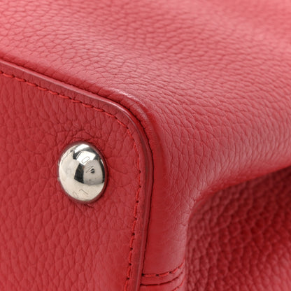 Louis Vuitton Taurillon Capucines BB Scarlet Red 12 of 15
