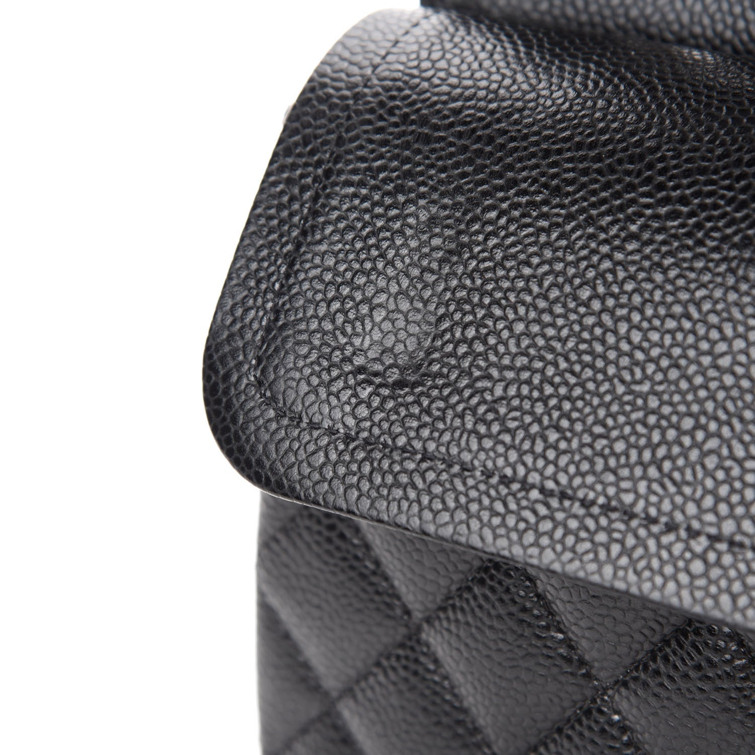 Chanel Caviar Quilted Medium Double Flap Black 9 of 15