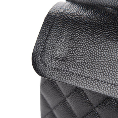 Chanel Caviar Quilted Medium Double Flap Black 9 of 15