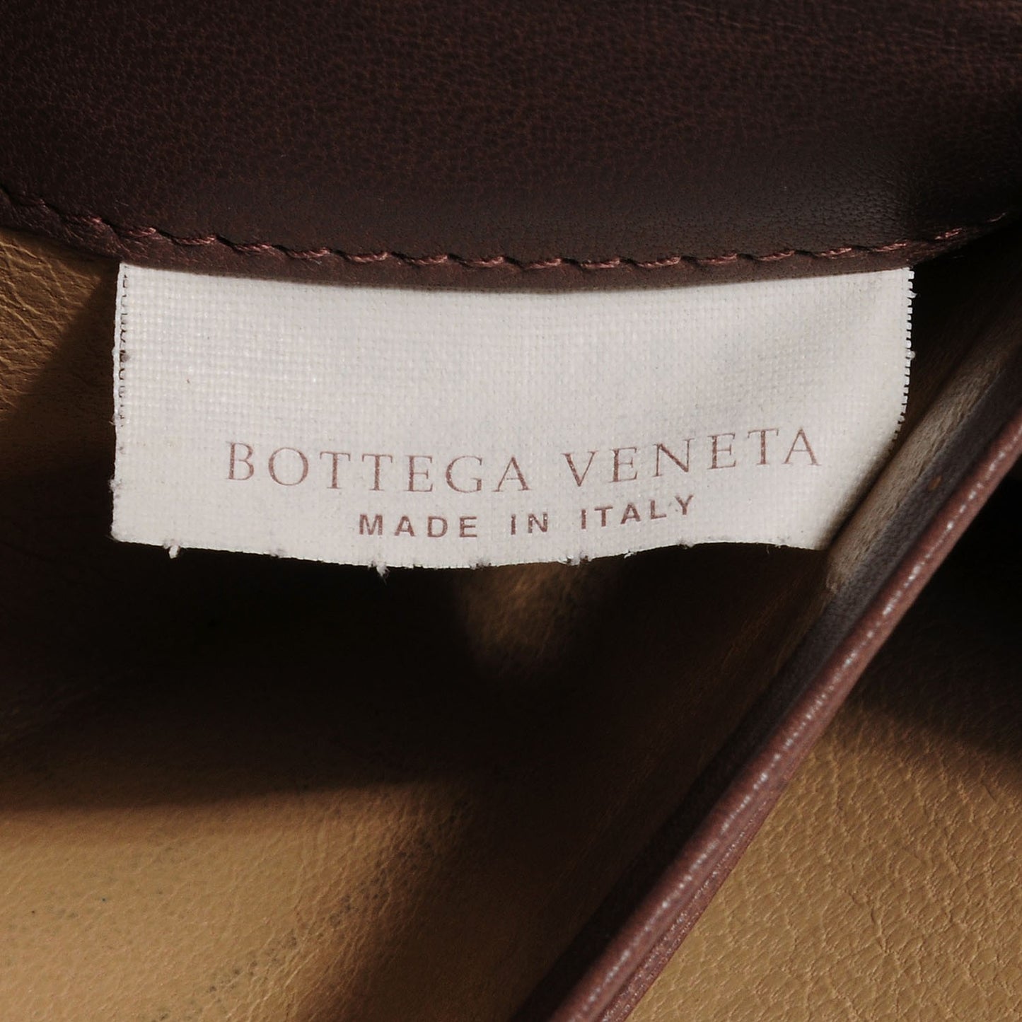 Nappa Intrecciato Continental Flap Wallet Light Brown