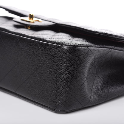 Chanel Caviar Quilted Jumbo Double Flap Black 8 of 10