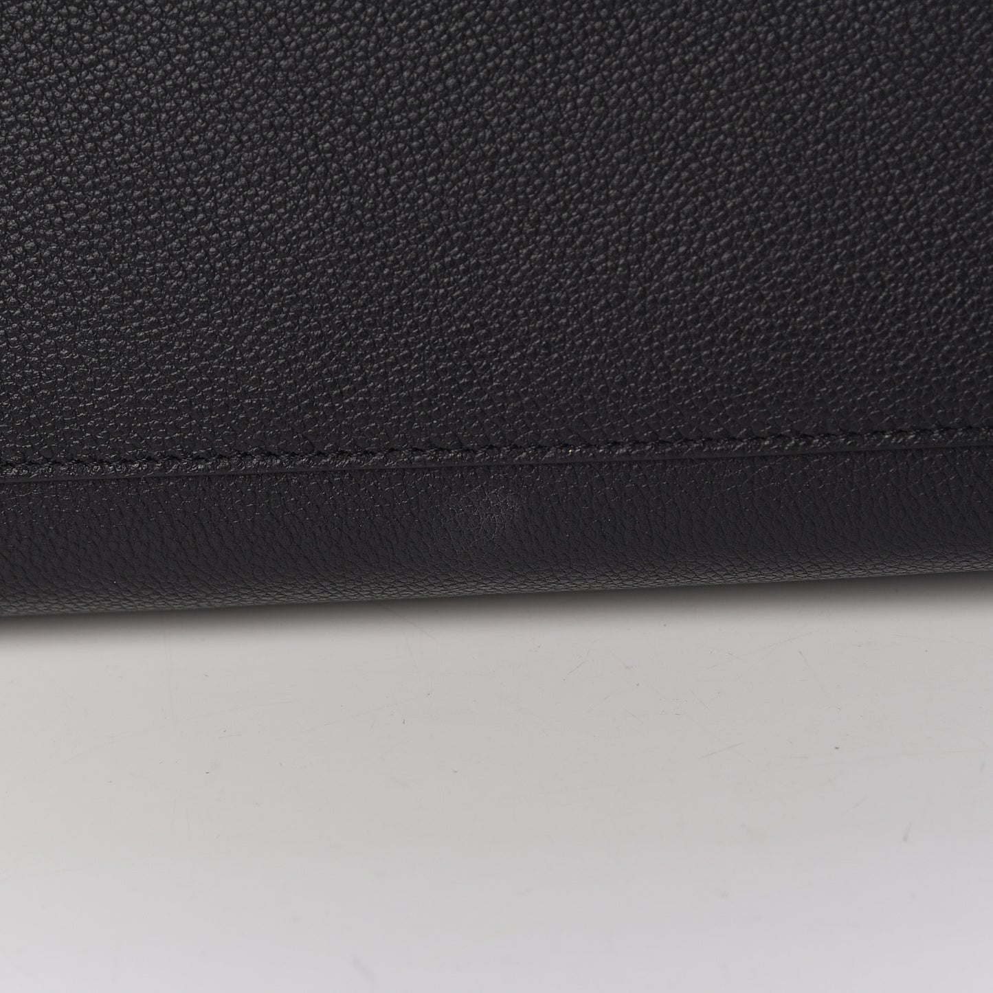 Grained Calfskin Large Sac De Jour Carryall Black