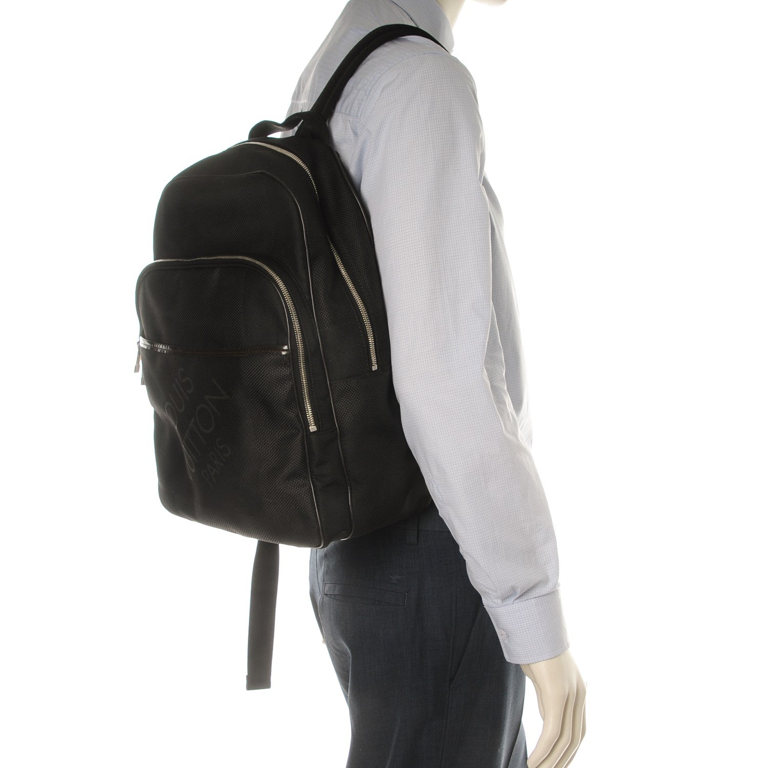 Louis Vuitton Damier Geant Neo Bongo Backpack Black 2 of 7