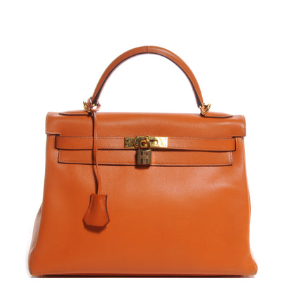 Hermes Epsom Kelly Retourne 28 Orange 1 of 11