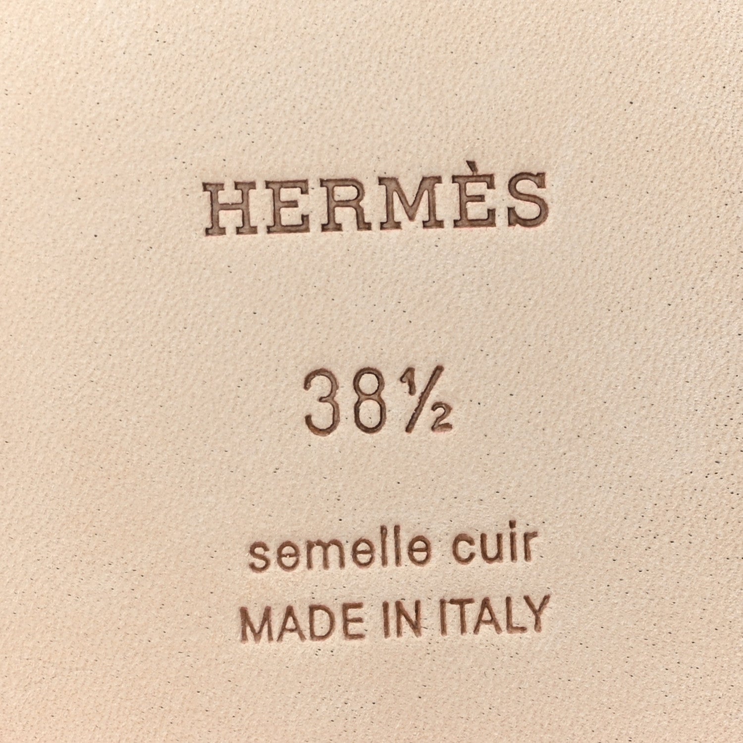 Hermes Box Calfskin Oran Sandals 38.5 Rouge Grenadine 7 of 10