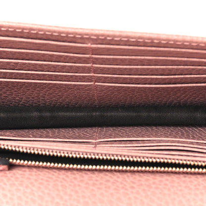 Gucci Dollar Calfskin Interlocking G Chain Wallet Soft Pink 5 of 14