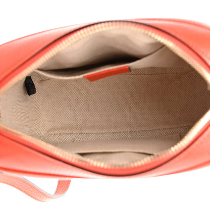 Gucci Pebbled Calfskin Small Soho Disco Bag Sun Orange 5 of 10