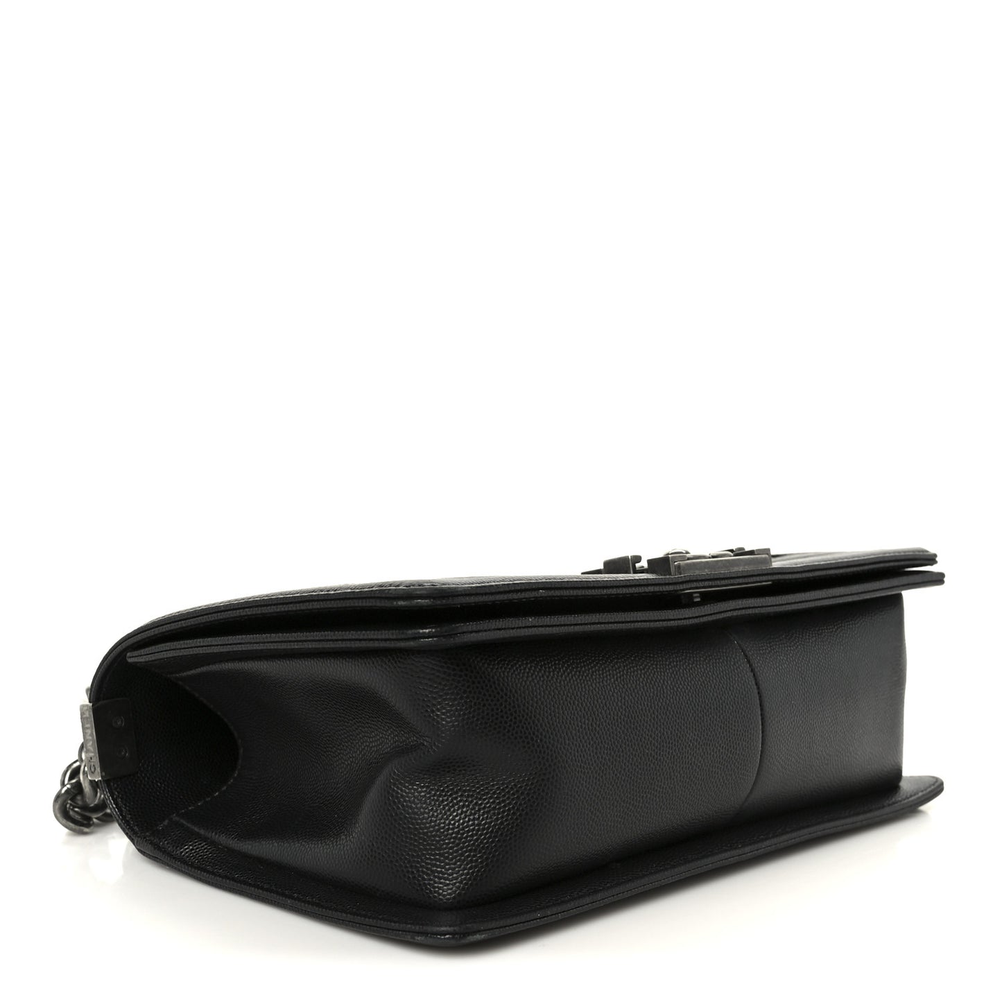 Caviar Quilted Medium Boy Flap Black
