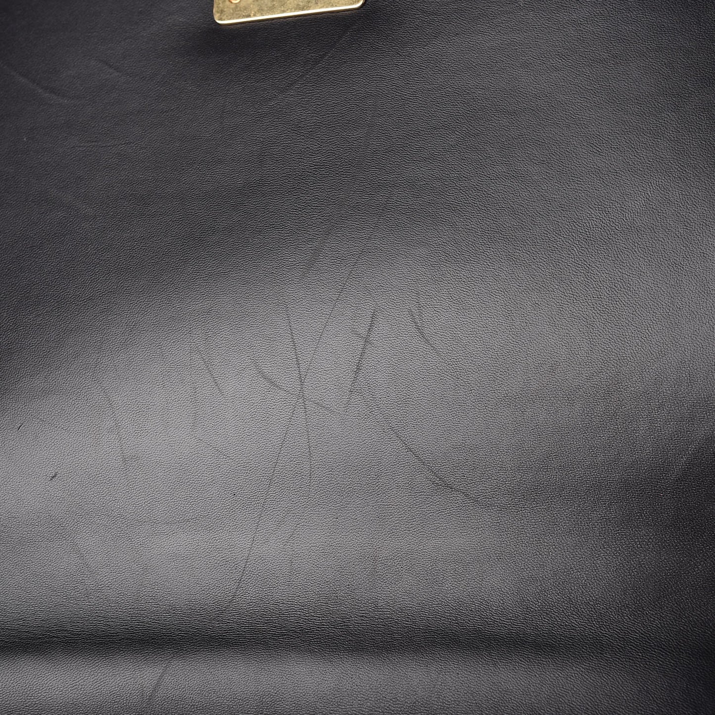 Lambskin Quilted Large Boy Flap Black