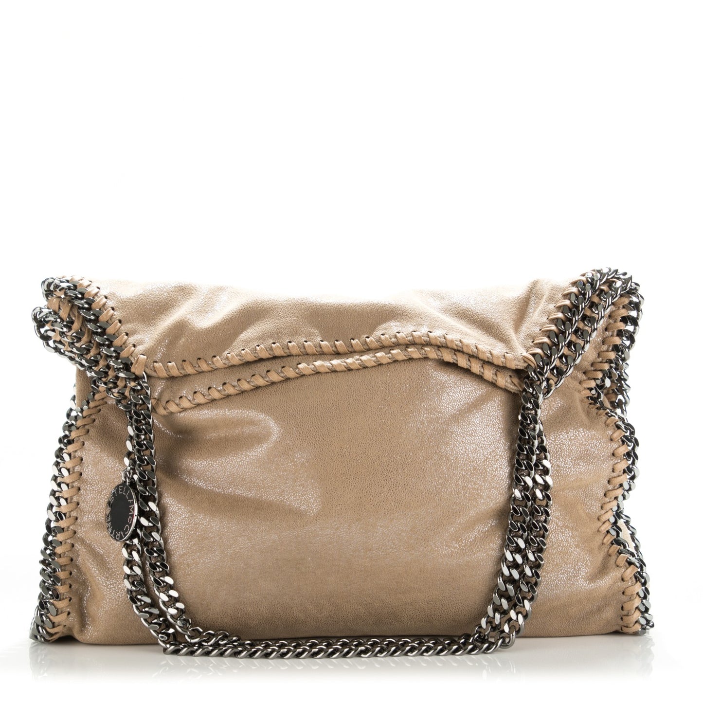 Shaggy Deer Small Falabella Tote Taupe
