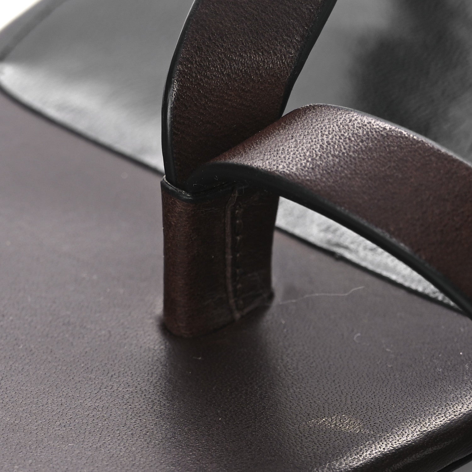 Saint Laurent Calfskin Cassandra Monogram Sandals 39 Moro 11 of 12