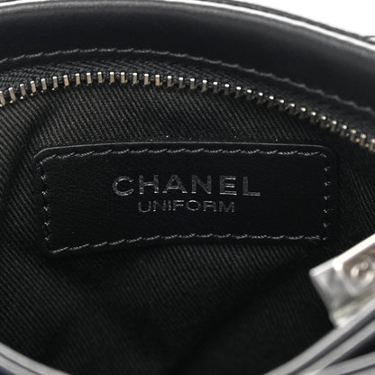 Chanel Lambskin Quilted Crossbody Bag Black 7 of 12