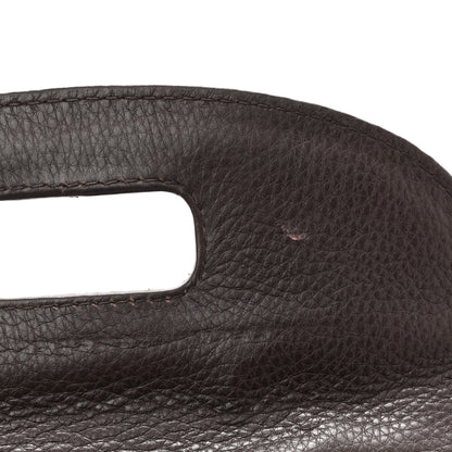 Gucci Calf Hair Jaguar Print Medium New Bamboo Top Handle Bag Brpwn 9 of 9
