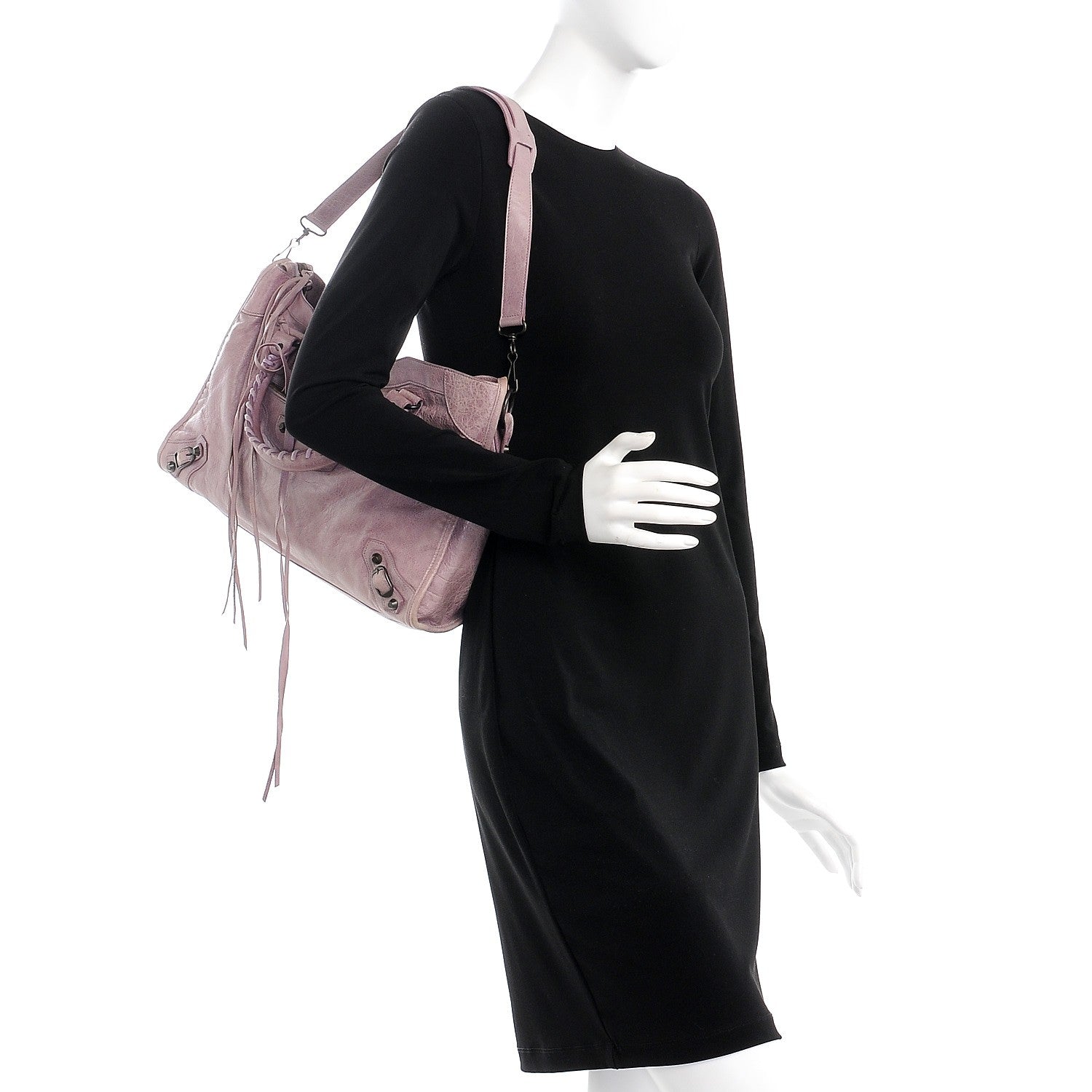 Balenciaga Agneau Classic Hardware City Lilac 2 of 15