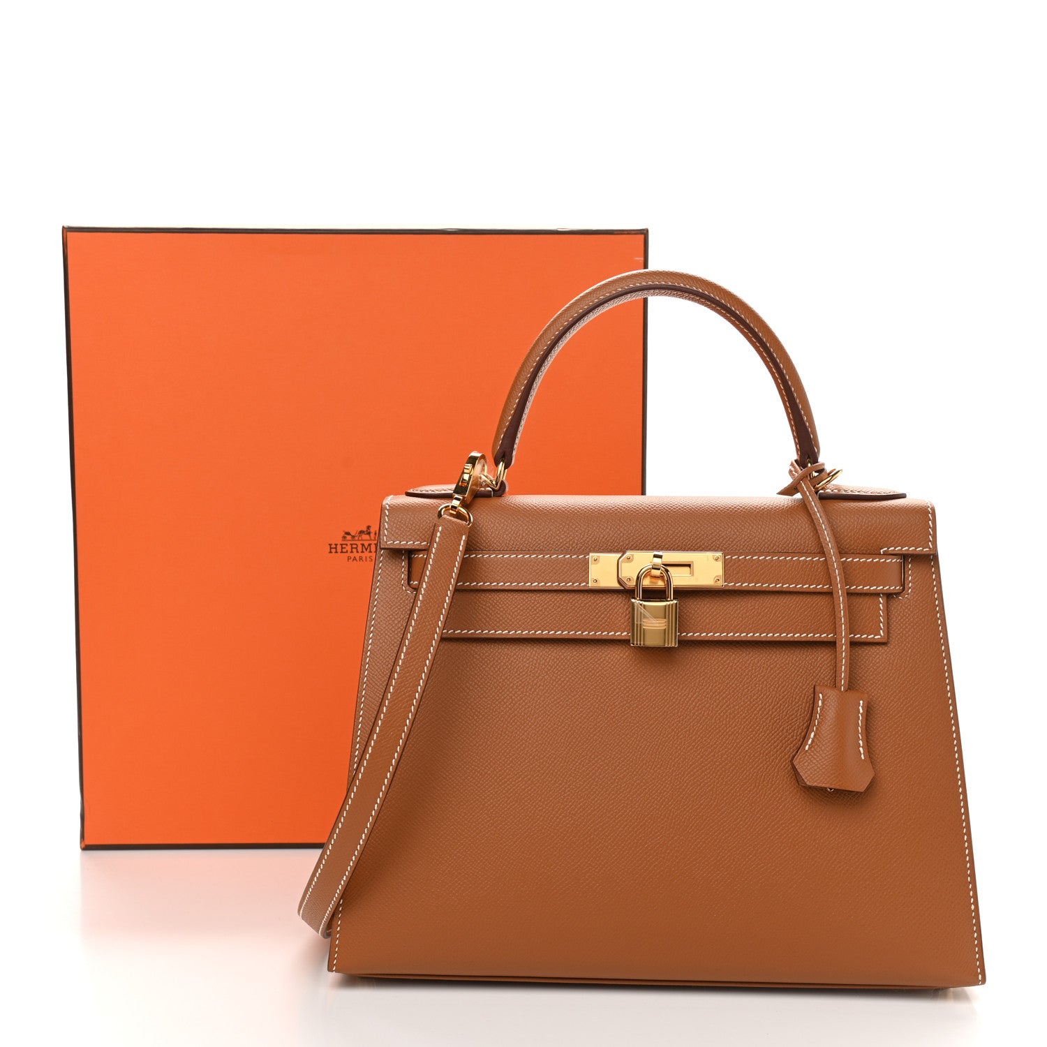 Hermes Epsom Kelly Sellier 28 Gold 11 of 11