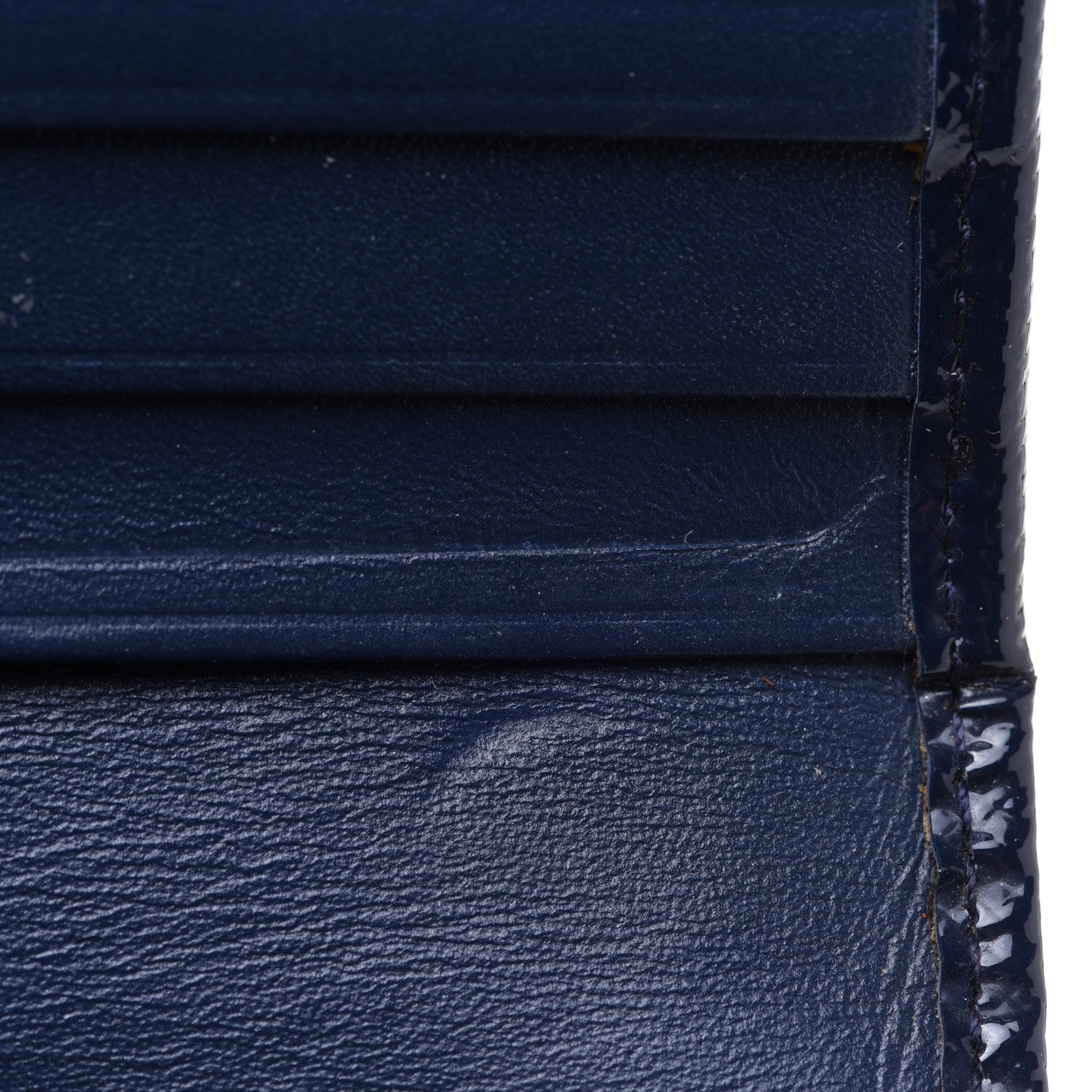 Prada Saffiano Vernice Bow Continental Wallet Baltico 14 of 15