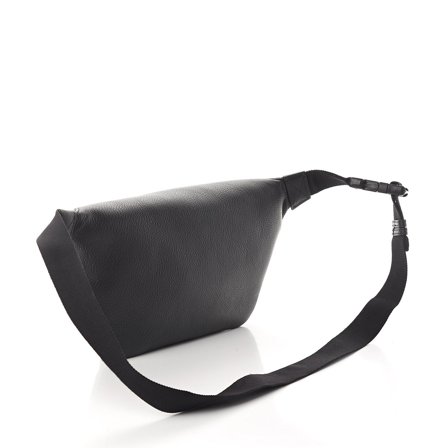 Smooth Calfskin Logo Large Everyday Beltpack Black