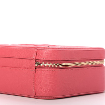 Chanel Caviar Quilted Medium CC Filigree Vanity Case Pink 7 of 11