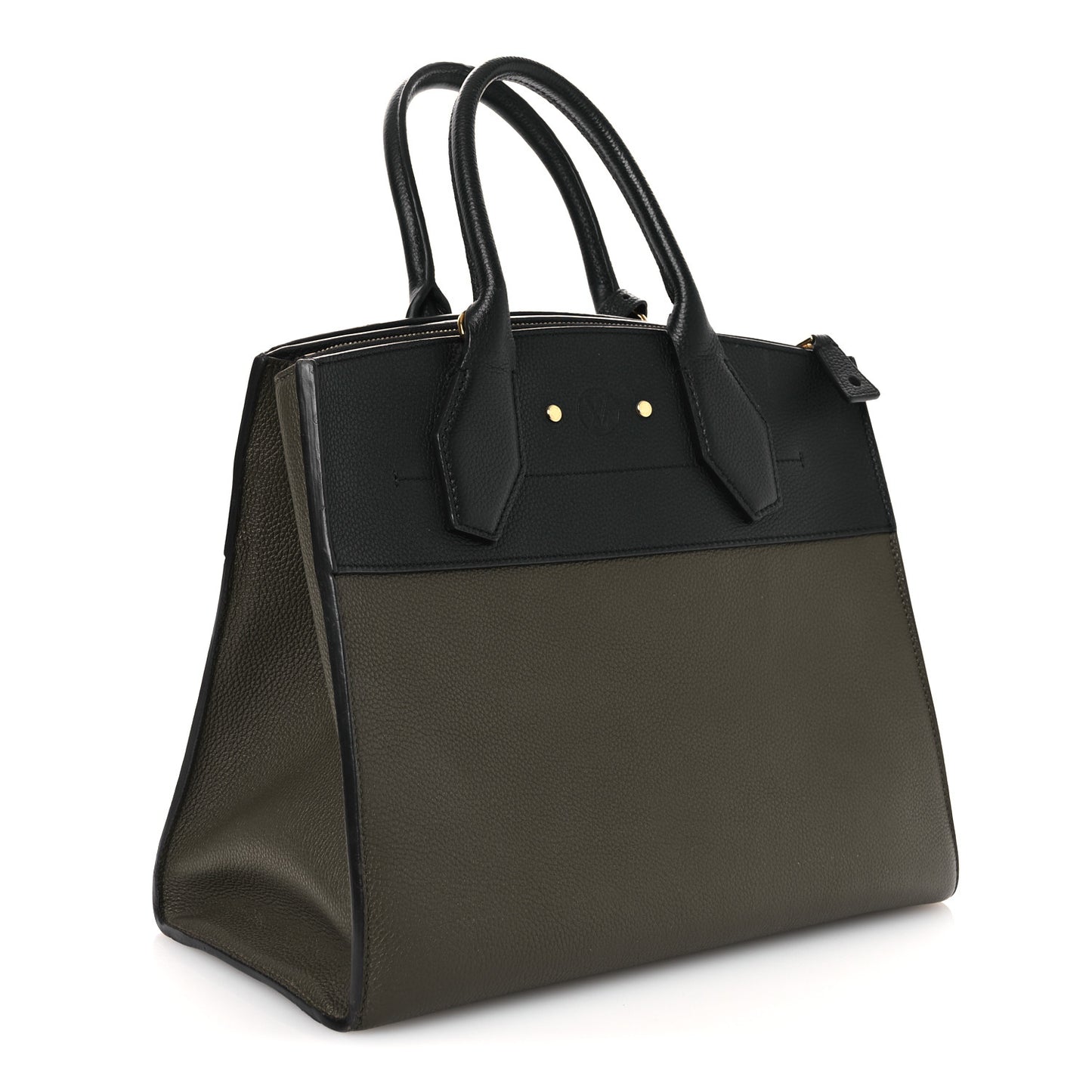 Calfskin City Steamer MM Kaki Black
