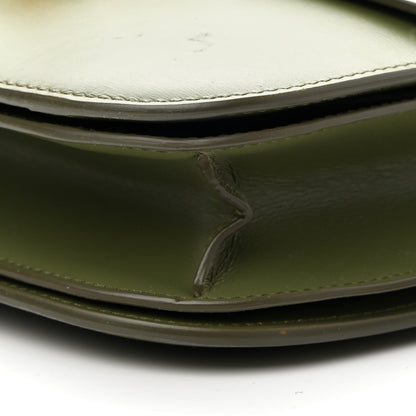 Celine Box Calfskin Classic Box Medium Flap Bag Army Green 8 of 9