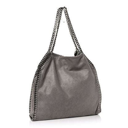 Stella McCartney Shaggy Deer Small Falabella Tote Light Grey 2 of 10