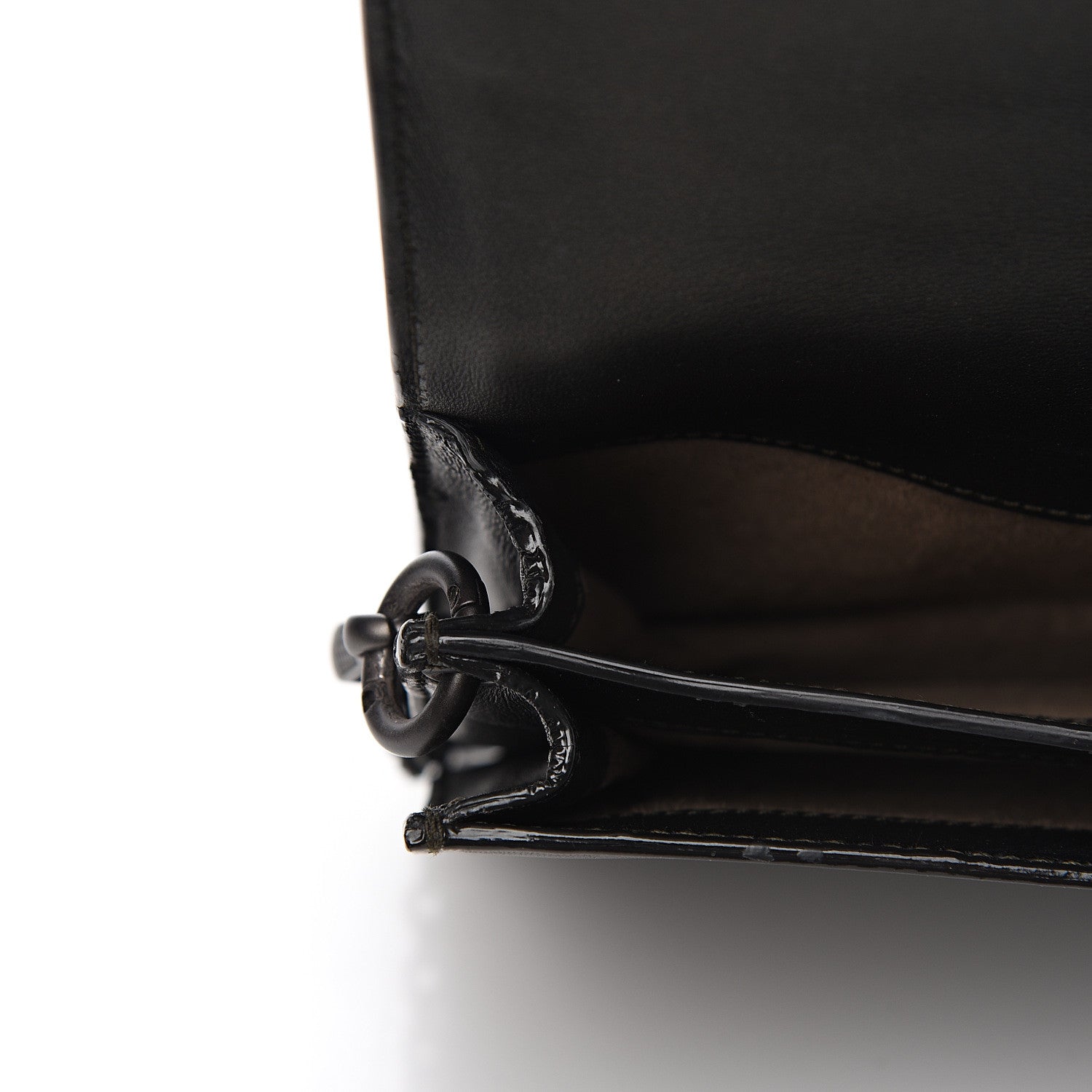 Bottega Veneta Nappa Intrecciato Chain Bag Black 6 of 10