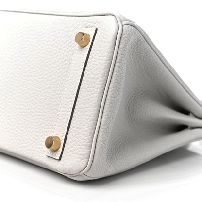 Hermes Togo Birkin 25 Gris Pale 9 of 10