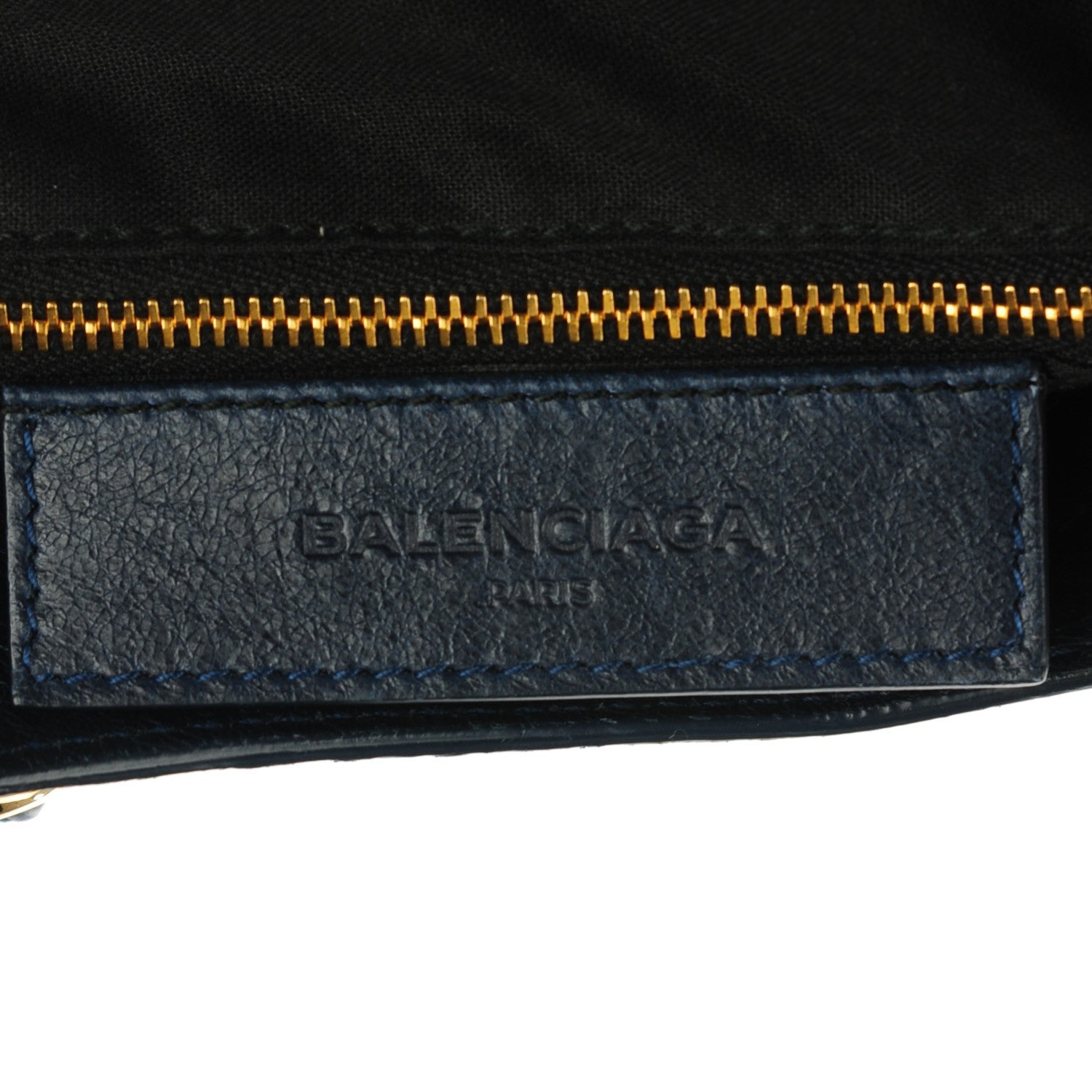 Balenciaga Agneau Giant 12 Gold Hardware Town Bleu Obscur 6 of 7