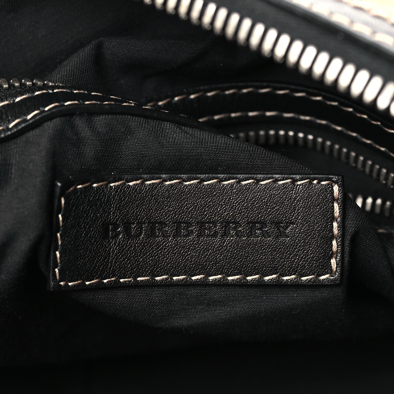 Burberry Calfskin Vintage Check Graffiti Print Duffle Bag Yellow 6 of 8