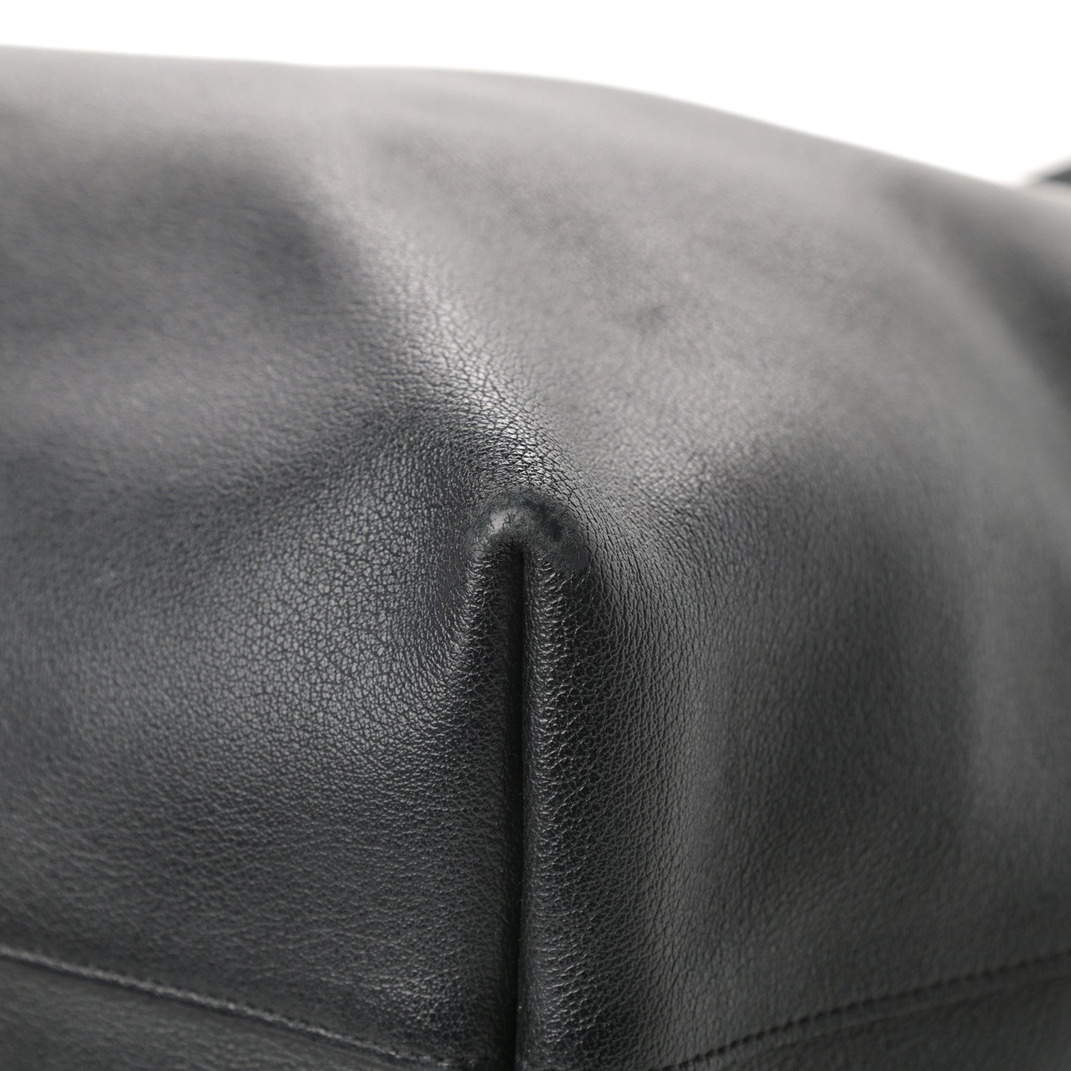 Saint Laurent Calfskin Large Shopping Tote Black 11 of 19