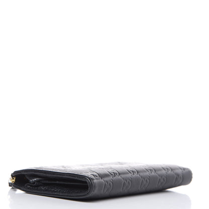Gucci Guccissima Donna Long Wallet Black 4 of 13