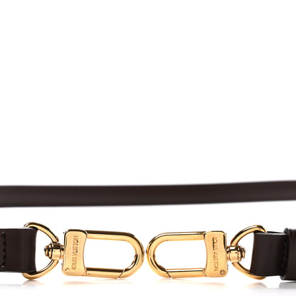 Louis Vuitton Calfskin 16mm Adjustable Shoulder Strap Brown 3 of 4