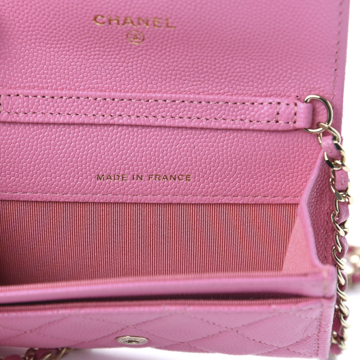 Chanel Caviar Quilted Belt Bag Pink 8 of 11