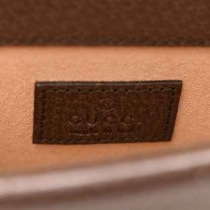 Gucci Monogram Jumbo GG Textured Dollar Calfskin Super Mini Dionysus Shoulder Bag Camel Ebony New Acero 6 of 12