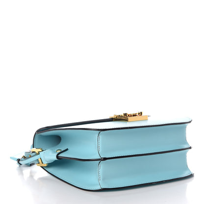 MCM Calfskin Patricia Crossbody Bag Liquid Blue 4 of 10