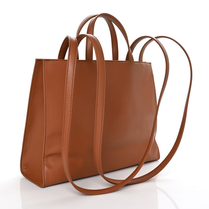Telfar Vegan Leather Medium Shopping Bag Tan 3 of 7
