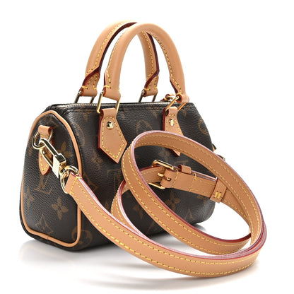 Louis Vuitton Monogram Nano Speedy Bandouliere 3 of 9