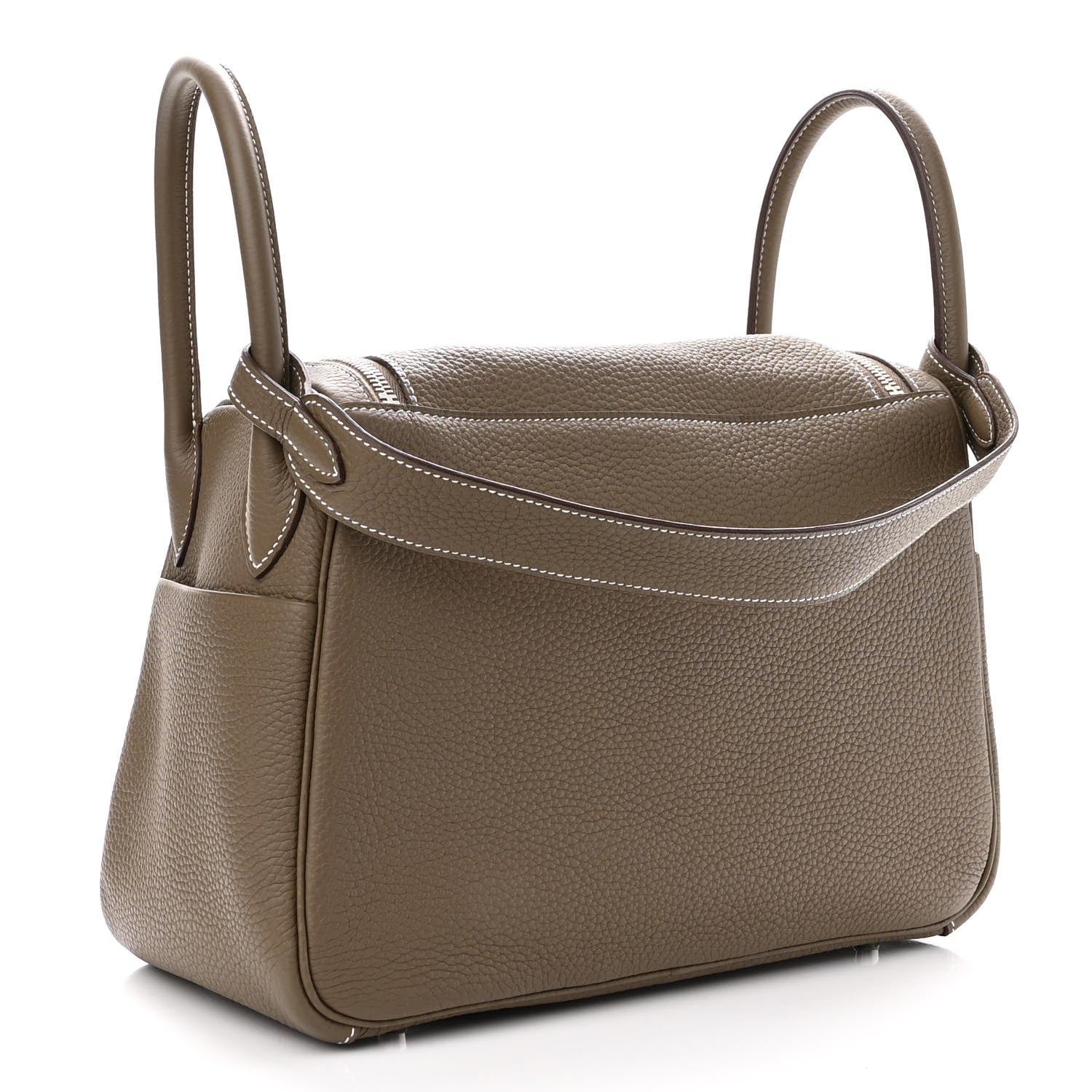 Hermes Taurillon Clemence Lindy 30 Etoupe 3 of 9