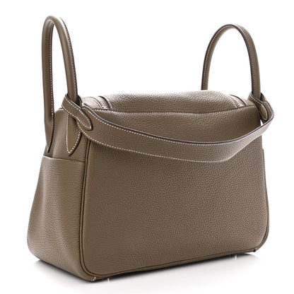 Hermes Taurillon Clemence Lindy 30 Etoupe 3 of 9