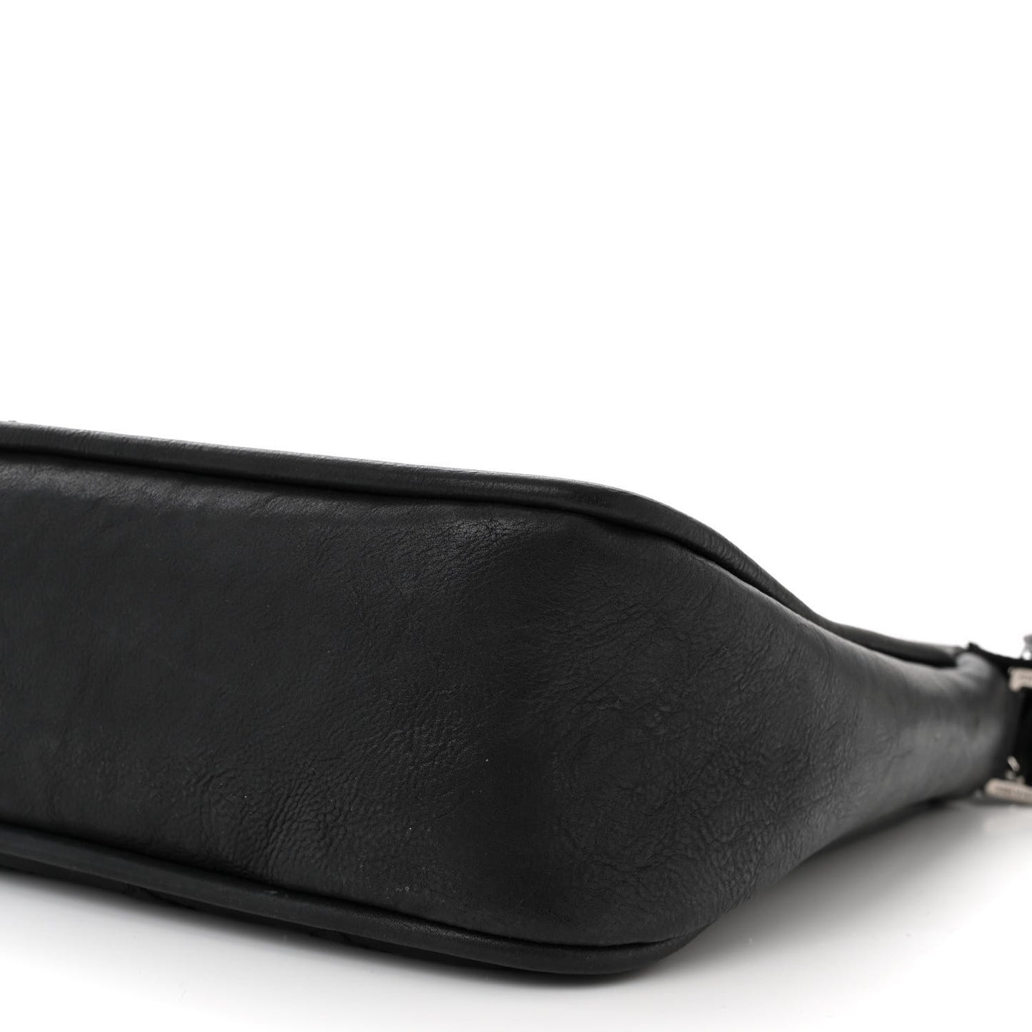 Calfskin Quilted CC Shoulder Bag Black