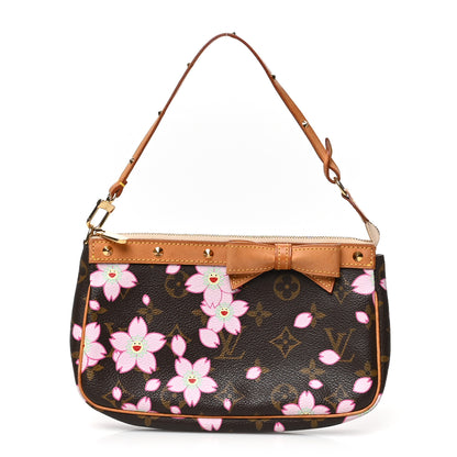 Louis Vuitton Monogram Cherry Blossom Pochette Accessories Brown 1 of 9